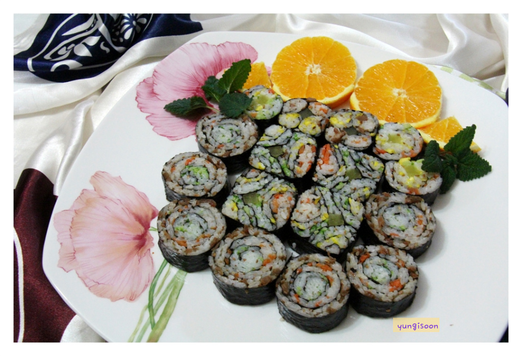 무지개김밥 이미지