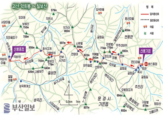 암릉 및 노송 이미지