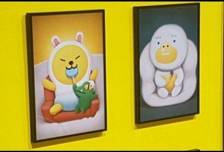 카카오프렌즈 캐릭터들의 돌사진 | 인스티즈