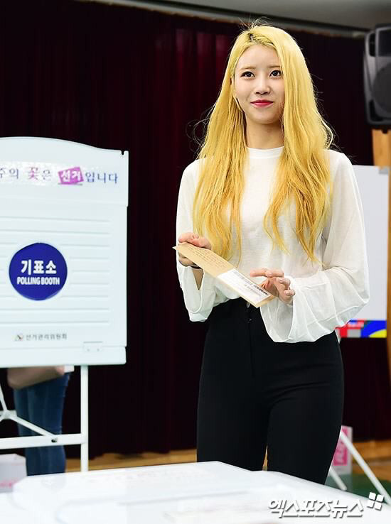 [러블리즈] 투표하고 와서 미주 | 인스티즈