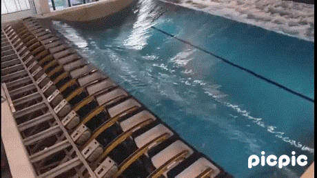 워터 파크 파도가 만들어지는 원리 .GIF | 인스티즈