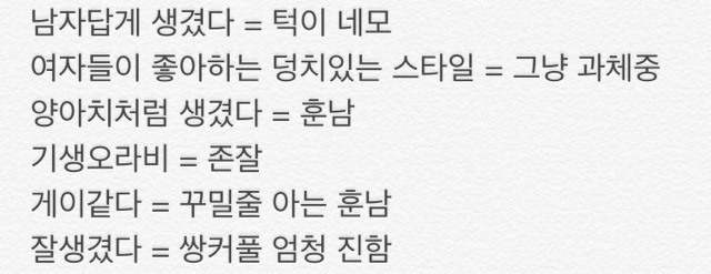 남자가 남자 외모 평가할때 | 인스티즈