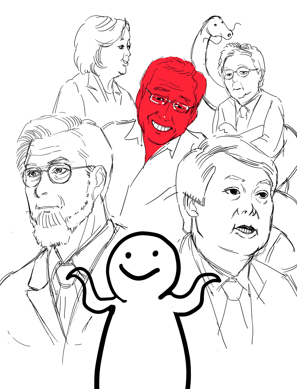 대선후보 그려봤습니다 | 인스티즈