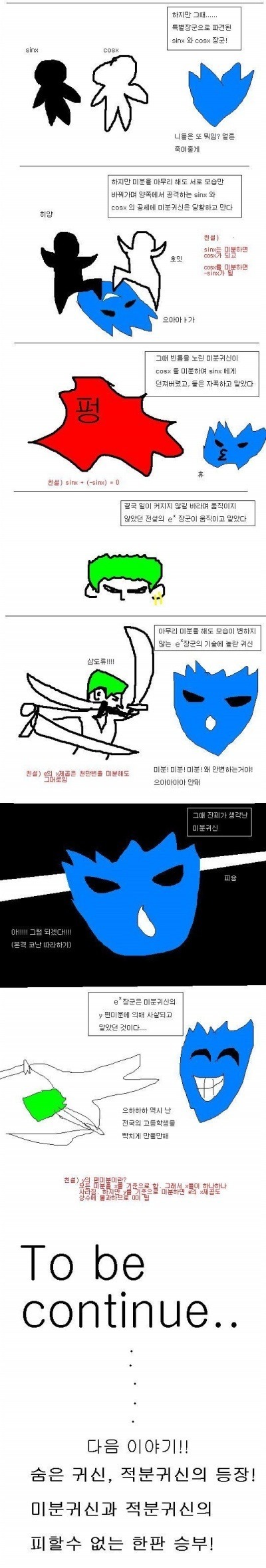 만화로 보는 미분 적분함수 | 인스티즈