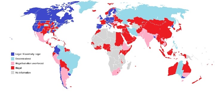 국가/지역별 대마초 합법여부.jpg | 인스티즈