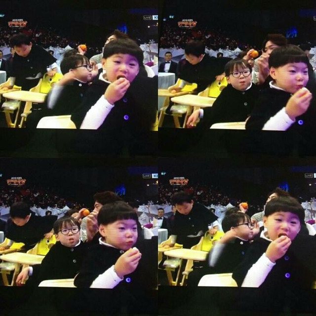 연예대상 관람하는 삼둥이의 태도.jpg | 인스티즈