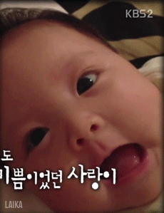 [슈돌] 사랑이 갓난아기 시절 .jpgif | 인스티즈
