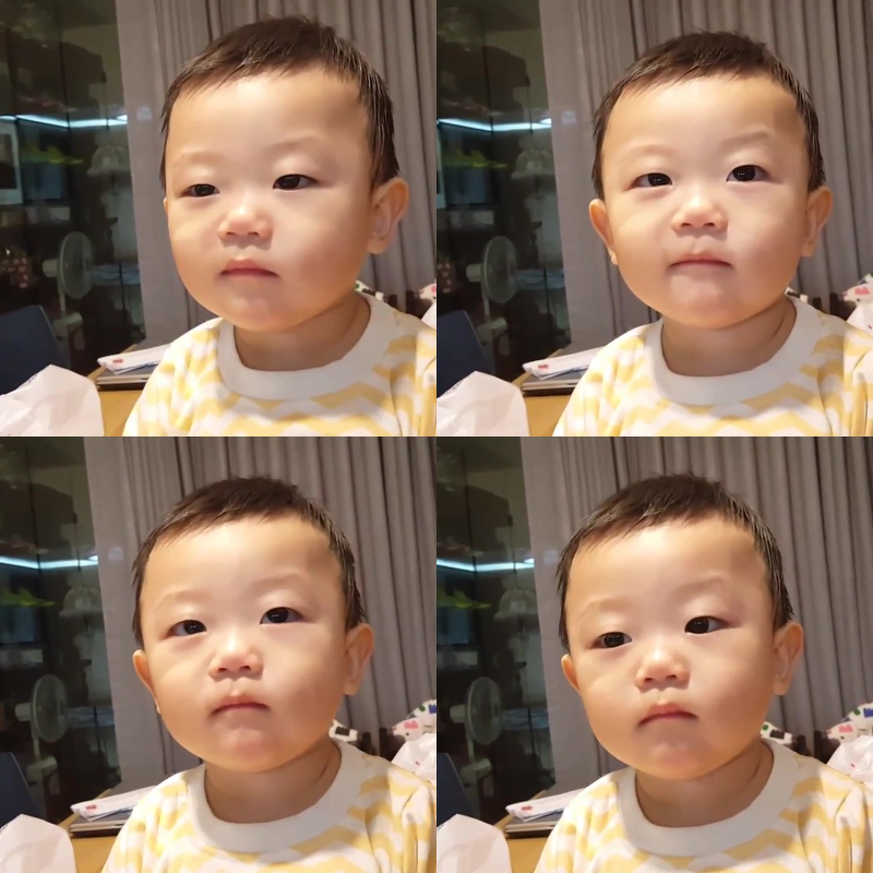 [이시안] 오늘자 윙크하는 대박이.jpgif | 인스티즈