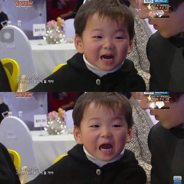 연예대상을 참석한 삼둥이 관람태도 | 인스티즈