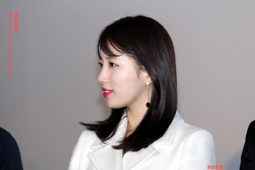 앞머리 자르고 나타난 수지 | 인스티즈