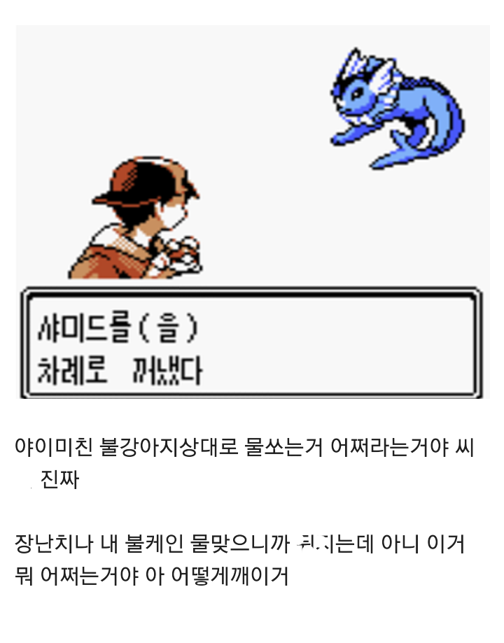 포켓몬스터 골드버전 잘못받아서생긴일 (욕설,닉네임편집) | 인스티즈