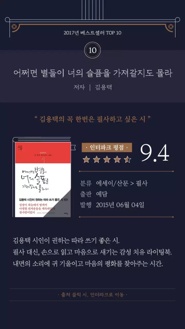 2017년 가장 많이 팔린 책 TOP 15 | 인스티즈