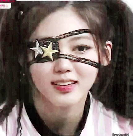 프로듀스 101 안대녀.gif | 인스티즈