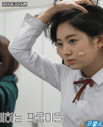 프로미스나인 V앱_음악방송 비하인드.GIF | 인스티즈