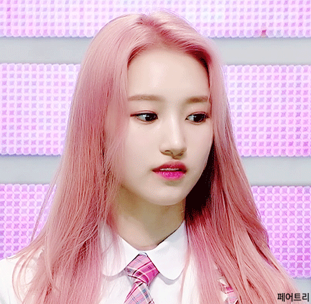 프로듀스48 핑크머리 짱예 연습생.gif | 인스티즈
