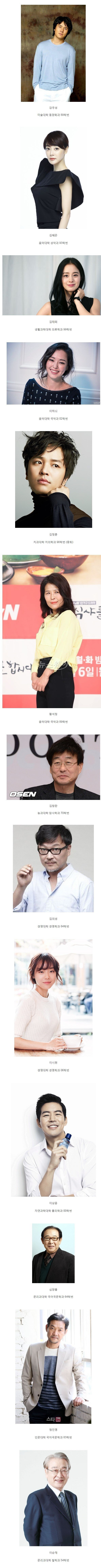 서울대 출신 배우들 | 인스티즈