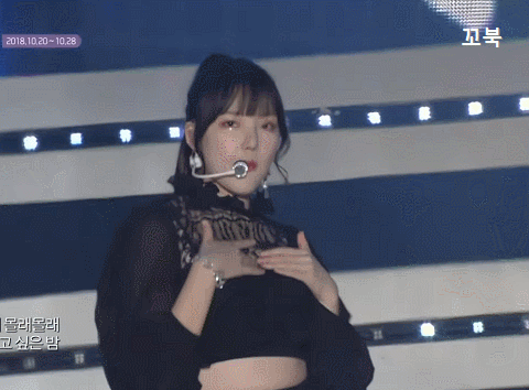 부산원아시아페스티벌(BOF) 여자친구 밤+시간을달려서.gif | 인스티즈
