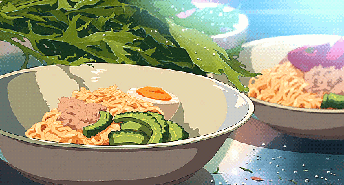 기분좋아지는 애니 음식짤 (용량주의) | 인스티즈
