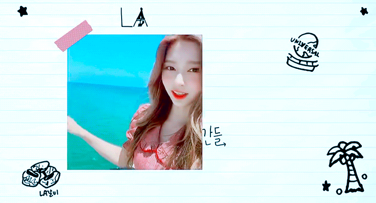 민주의 시간들(LA 편).gif | 인스티즈
