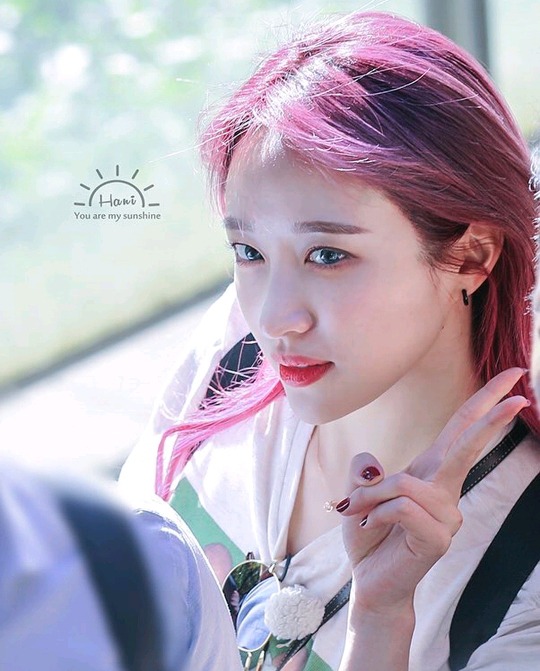 보라색 머리 하니.jpg | 인스티즈